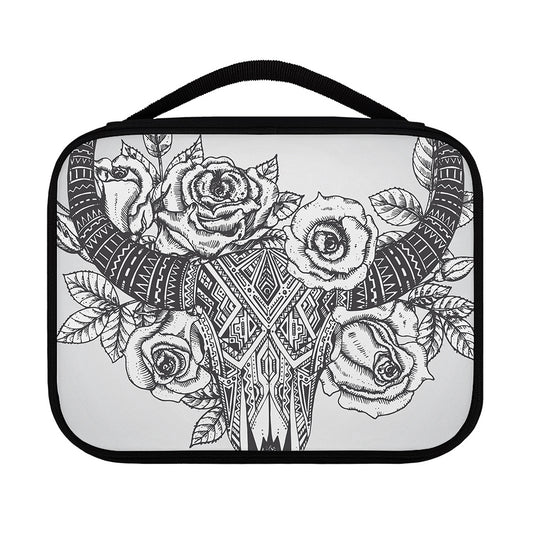 Tribal Indian Bull Skull Print Classic Bible Case