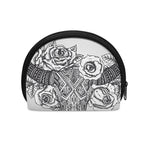 Tribal Indian Bull Skull Print Coin Purse