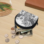 Tribal Indian Bull Skull Print Coin Purse