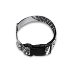 Tribal Indian Bull Skull Print Dog Collar