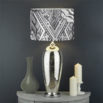 Tribal Indian Bull Skull Print Drum Lamp Shade