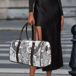 Tribal Indian Bull Skull Print Duffle Bag