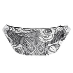 Tribal Indian Bull Skull Print Fanny Pack