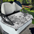 Tribal Indian Bull Skull Print Golf Cart Seat Cover