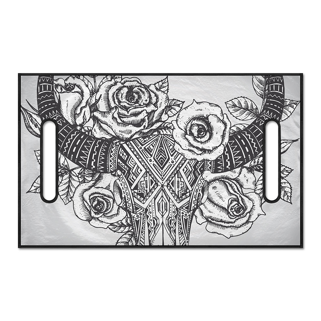 Tribal Indian Bull Skull Print Golf Cart Seat Cover