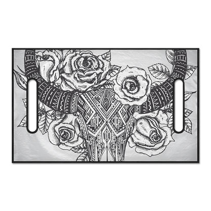 Tribal Indian Bull Skull Print Golf Cart Seat Cover