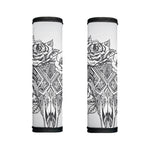 Tribal Indian Bull Skull Print Handle Covers