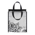 Tribal Indian Bull Skull Print Insulated Lunch Tote