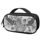 Tribal Indian Bull Skull Print Insulin Cooler Travel Case
