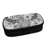 Tribal Indian Bull Skull Print Insulin Cooler Travel Case