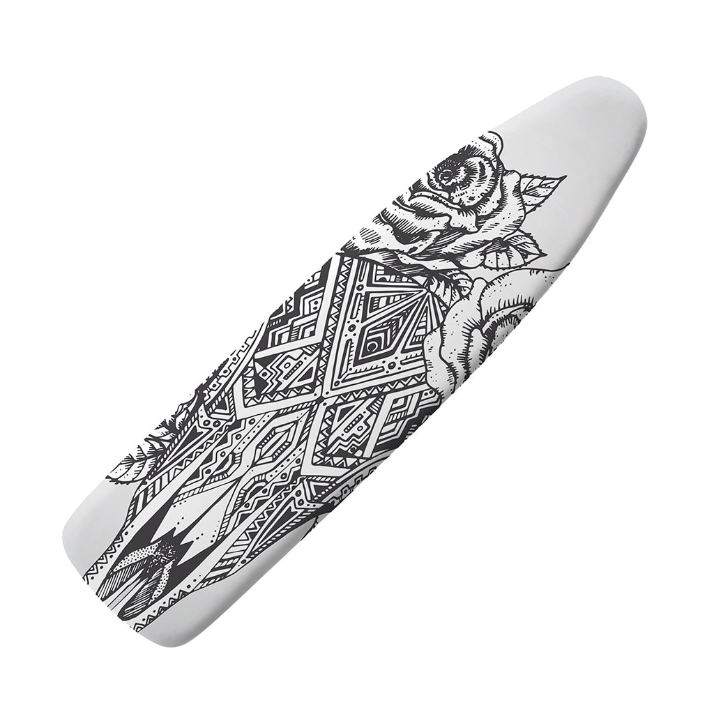Tribal Indian Bull Skull Print Ironing Board Cover