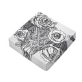 Tribal Indian Bull Skull Print Outdoor Seat Cushion Cover