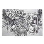 Tribal Indian Bull Skull Print Placemat