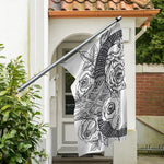 Tribal Indian Bull Skull Print Polyester Flag