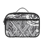 Tribal Indian Bull Skull Print Portable Lunch Bag