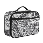 Tribal Indian Bull Skull Print Portable Lunch Bag