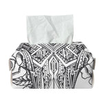 Tribal Indian Bull Skull Print Rectangle Tissue Box Cover
