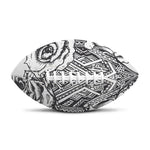 Tribal Indian Bull Skull Print Rugby Ball