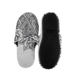 Tribal Indian Bull Skull Print Slippers