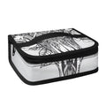 Tribal Indian Bull Skull Print Small Lunch Bag
