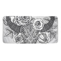 Tribal Indian Bull Skull Print Towel