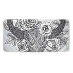 Tribal Indian Bull Skull Print Towel