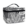 Tribal Indian Bull Skull Print Travel Makeup Bag