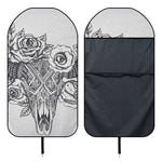 Tribal Indian Bull Skull Print Waterproof Car Seat Cover