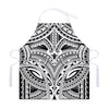 Tribal Maori Polynesian Tattoo Print Adjustable Apron