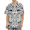 Tribal Maori Polynesian Tattoo Print Aloha Shirt