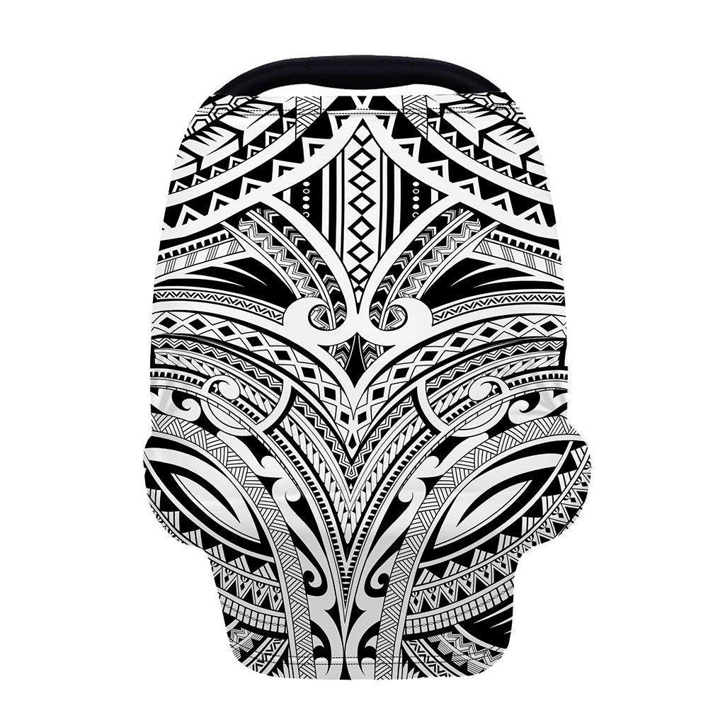 Tribal Maori Polynesian Tattoo Print Baby Seat Cover