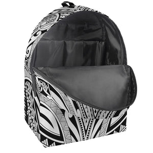 Tribal Maori Polynesian Tattoo Print Backpack