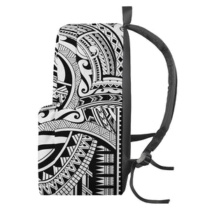 Tribal Maori Polynesian Tattoo Print Backpack