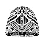 Tribal Maori Polynesian Tattoo Print Beanie