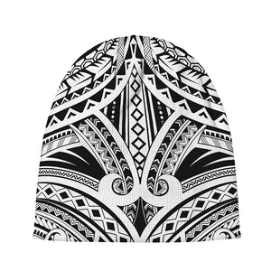 Tribal Maori Polynesian Tattoo Print Beanie