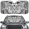 Tribal Maori Polynesian Tattoo Print Car Windshield Sun Shade