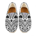 Tribal Maori Polynesian Tattoo Print Casual Shoes
