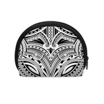 Tribal Maori Polynesian Tattoo Print Coin Purse