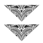 Tribal Maori Polynesian Tattoo Print Dog Bandana