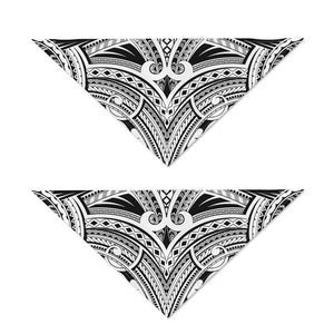 Tribal Maori Polynesian Tattoo Print Dog Bandana