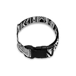 Tribal Maori Polynesian Tattoo Print Dog Collar