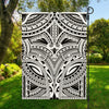 Tribal Maori Polynesian Tattoo Print Garden Flag