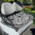 Tribal Maori Polynesian Tattoo Print Golf Cart Seat Cover