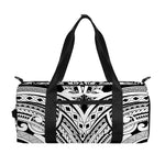 Tribal Maori Polynesian Tattoo Print Gym Bag