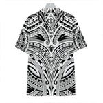 Tribal Maori Polynesian Tattoo Print Hawaiian Shirt