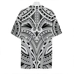 Tribal Maori Polynesian Tattoo Print Hawaiian Shirt