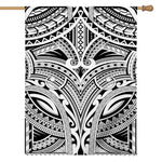 Tribal Maori Polynesian Tattoo Print House Flag