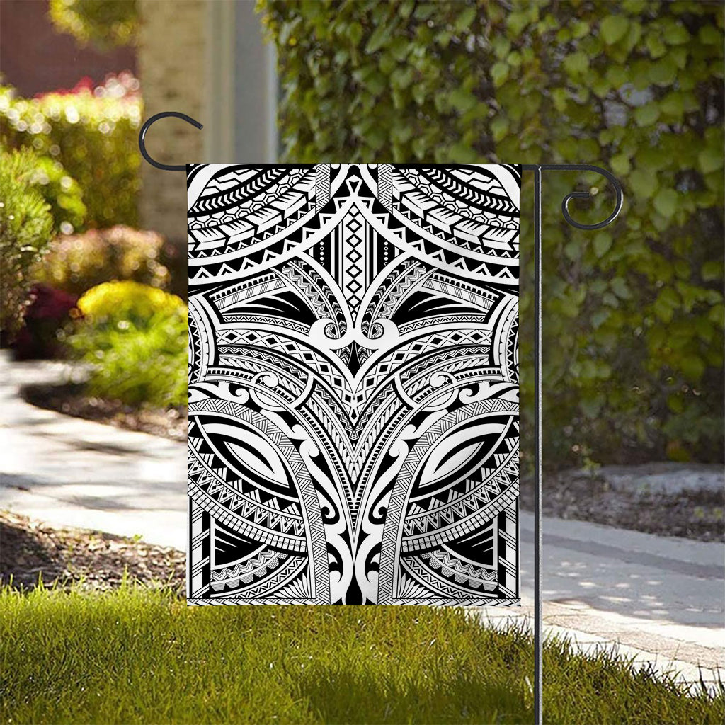 Tribal Maori Polynesian Tattoo Print House Flag