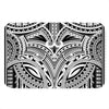 Tribal Maori Polynesian Tattoo Print Indoor Door Mat