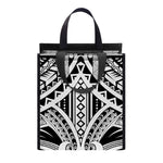 Tribal Maori Polynesian Tattoo Print Insulated Lunch Tote